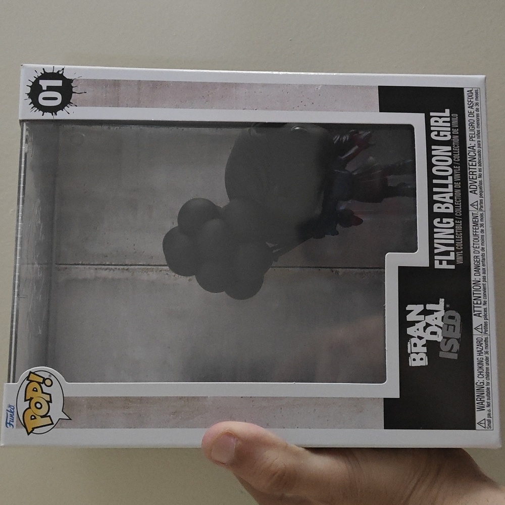 Banksy flying balloon girl pop art